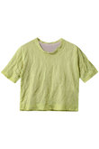 ニット セーター 「CURRENTAGE/カレンテージ」Seethrough T-shirt レディース CURRENTAGE / カレンテージ METALIC C/KNIT トップス（ニット