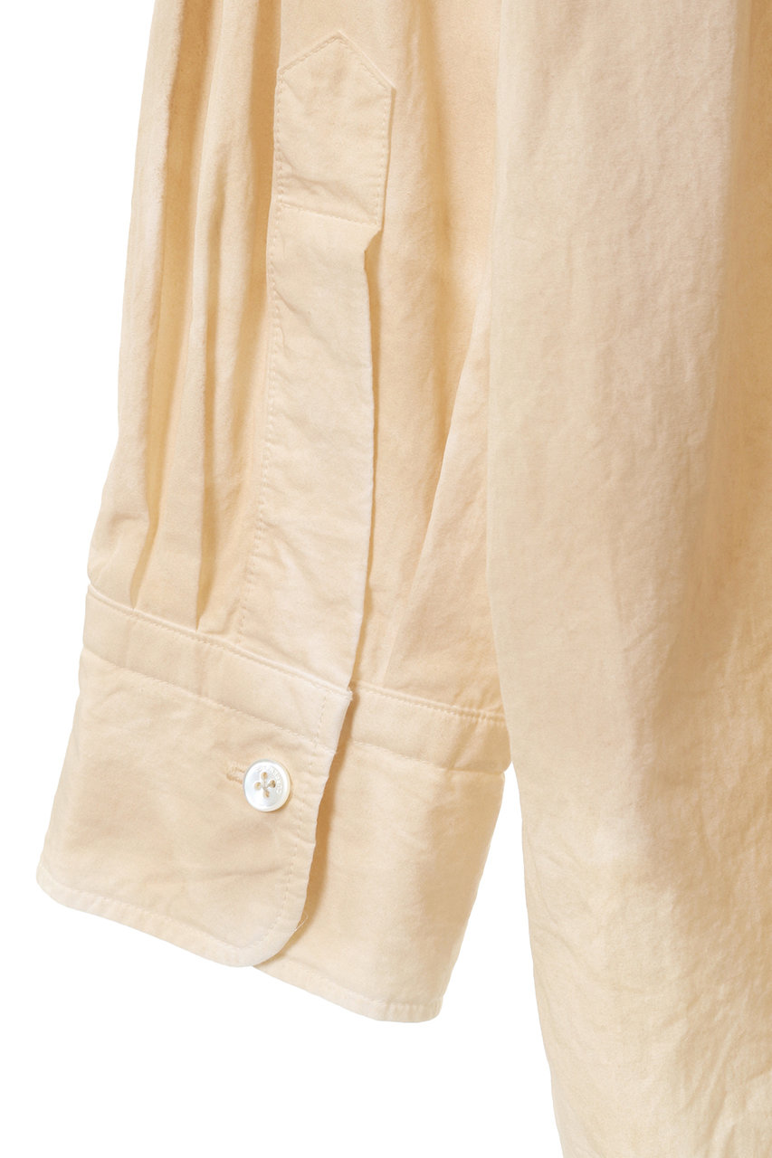 ブラウス シャツ 「CURRENTAGE/カレンテージ」spray dyeing Collarless  Shirt レディース martinique ブラウス シャツ 「CURRENTAGE/カレンテージ」spray