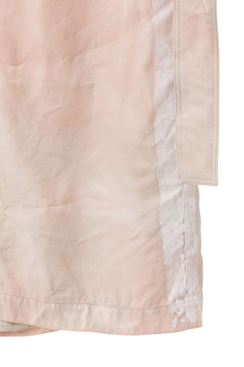CURRENTAGE(カレンテージ)｜ピンクカモフラージュラップスカート 