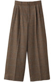 Lovat tweed wide パンツ