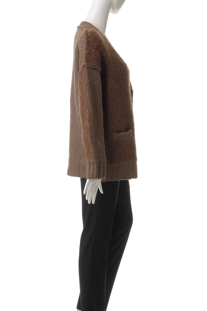 CURRENTAGE(カレンテージ)｜ウールアルパカモヘアカーディガン