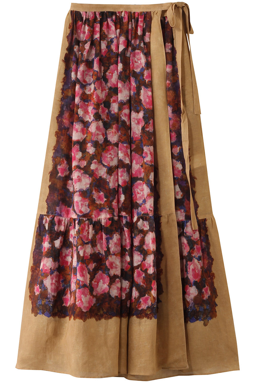 CURRENTAGE Rose プリントスカート (フラワー柄, F) カレンテージ ELLE SHOP CURRENTAGE Rose プリントスカート (フラワー柄, F) カレンテージ ELLE SHOP