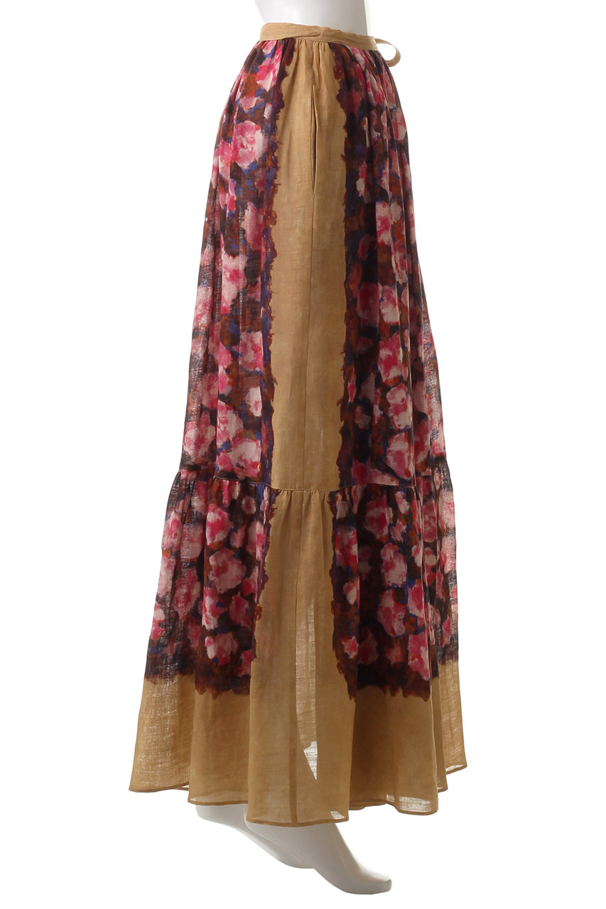 CURRENTAGE(カレンテージ)｜Rose プリントスカート/フラワー柄 の通販  