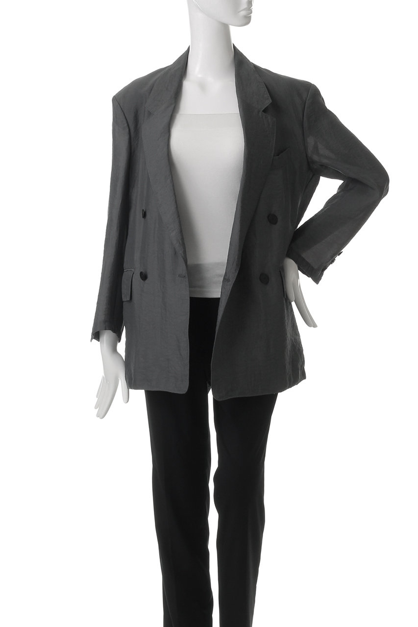 CURRENTAGE(カレンテージ)｜ダブルジャケット/グレー の通販｜ELLESHOP