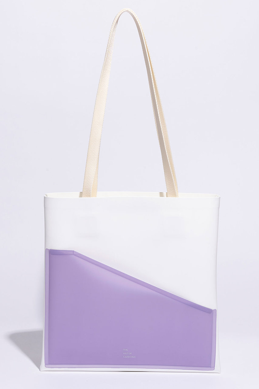 THE ART OF CARRYING PAPER A トートバッグ (ホワイト×パープル, F) ジ アートオブキャリング ELLE SHOP THE ART OF CARRYING PAPER A トートバッグ (ホワイト×パープル, F) ジ アートオブキャリング ELLE SHOP
