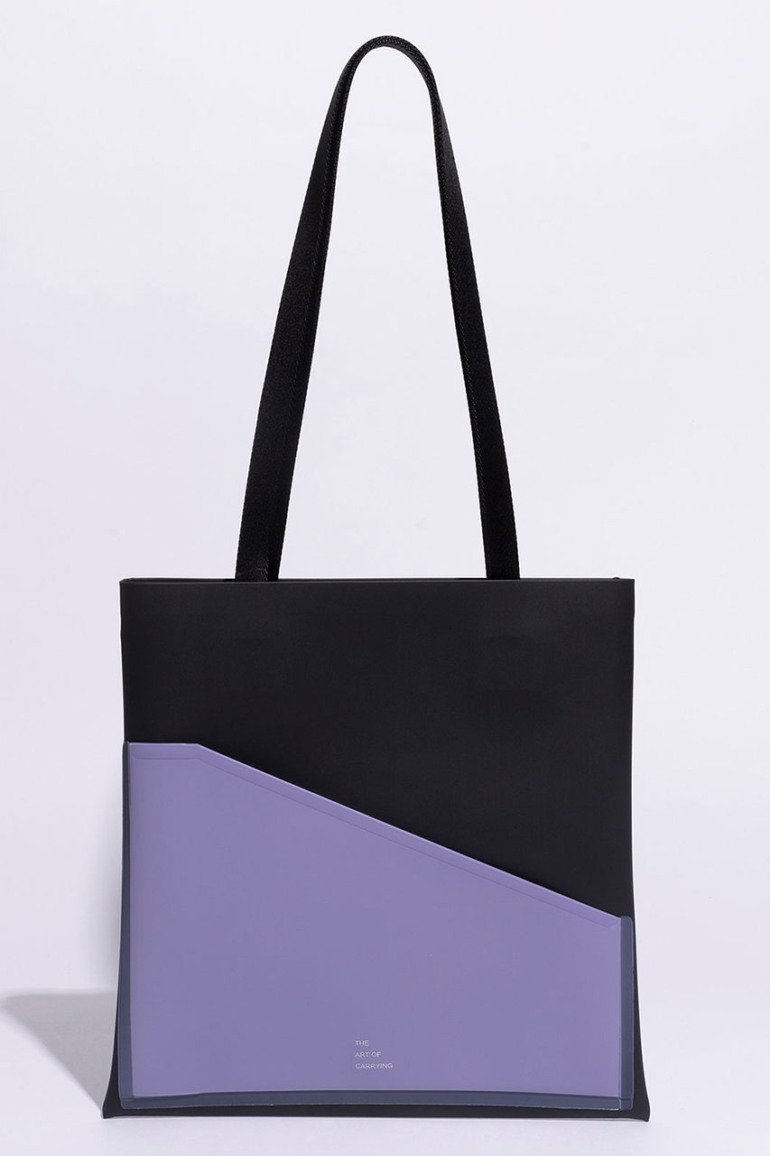 THE ART OF CARRYING PAPER A トートバッグ (ブラック×パープル, F) ジ アートオブキャリング ELLE SHOP THE ART OF CARRYING PAPER A トートバッグ (ブラック×パープル, F) ジ アートオブキャリング ELLE SHOP