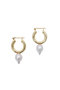 Studs Pearl Hoop ピアス レム/Lemme. ゴールド