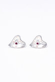 Stone heart ピアス