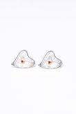 Stone heart ピアス