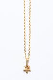 【ELLE SHOP限定】flower charm ネックレス 40cm（K24GP）