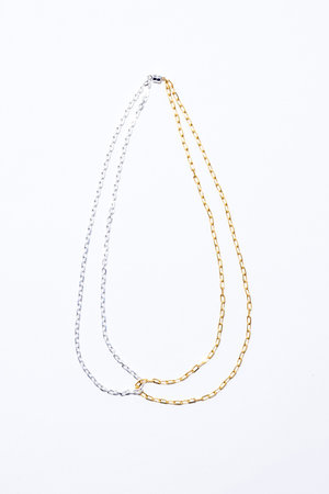 メゾンドパルス/MAISON D'PULSEのdouble chain ネックレス