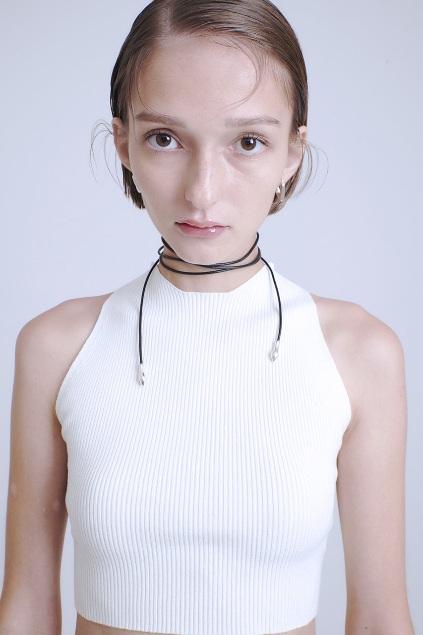 MAISON D'PULSE(メゾンドパルス)｜Leather ロングネックレス/シルバー