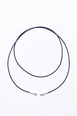 メゾンドパルス/MAISON D'PULSEのLeather ショートネックレス(150200/150201)