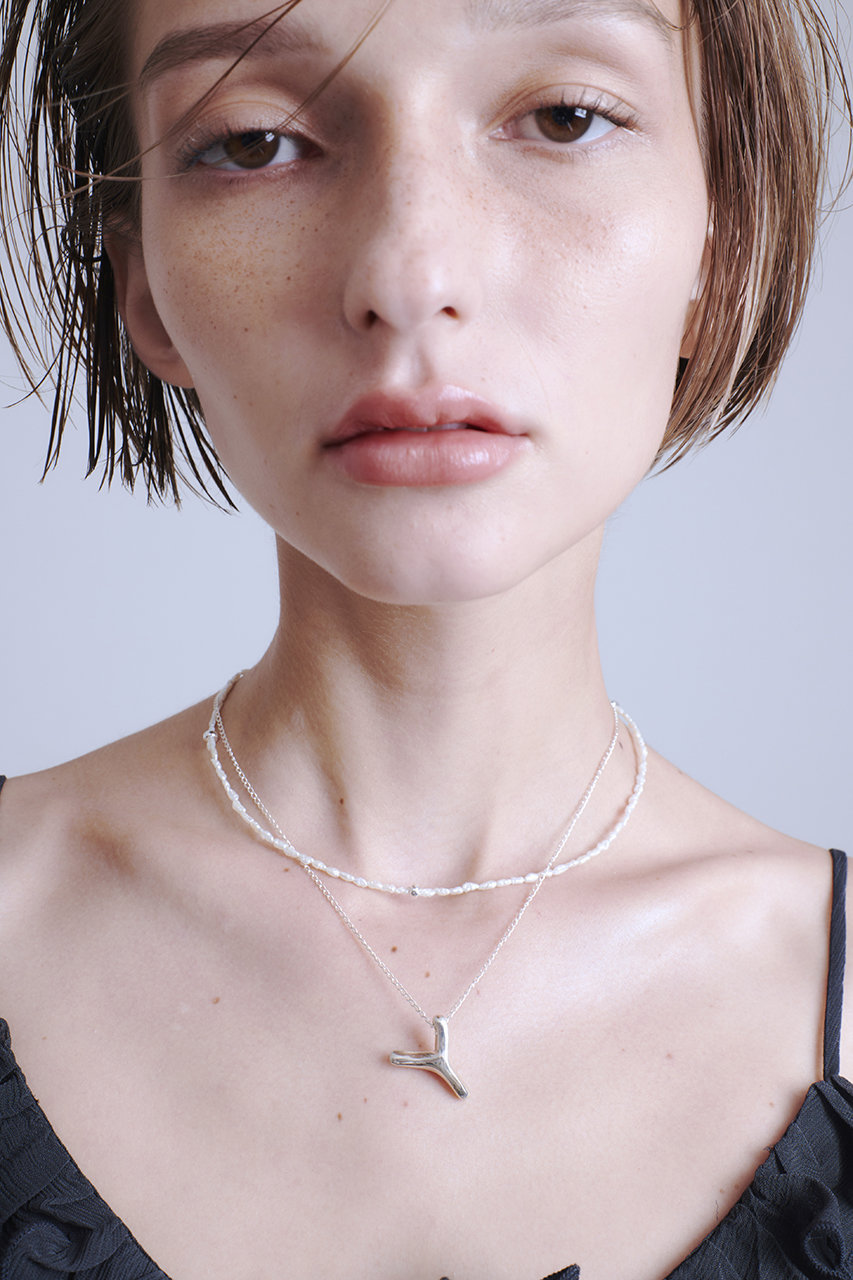 メゾンドパルス　ネックレス　8/6 15:00までの掲載予定 MAISON D'PULSE(メゾンドパルス)｜Pistil pearl ショートネックレス