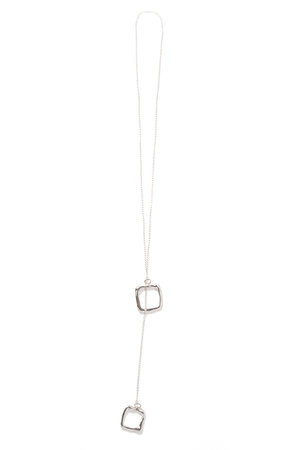 メゾンドパルス/MAISON D'PULSEのSquare lariat ネックレス(150200/150201)