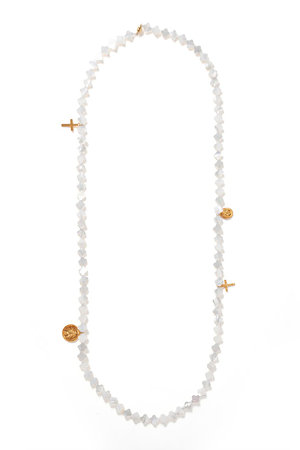 メゾンドパルス/MAISON D'PULSEのShell coin ロングネックレス(150200/150202)