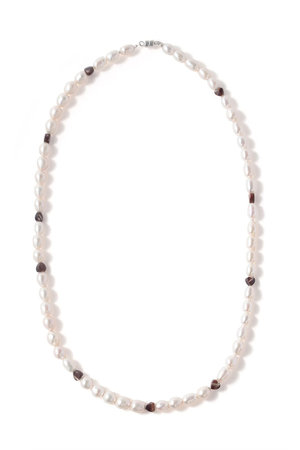 メゾンドパルス/MAISON D'PULSEのHeart pearl ネックレス(150200/150201)