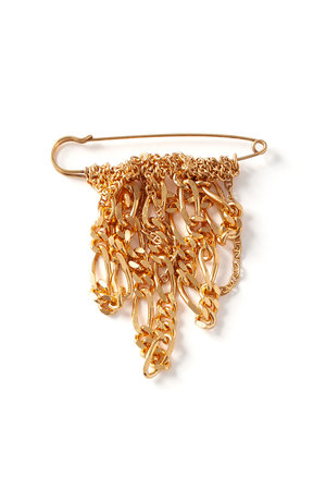 メゾンドパルス/MAISON D'PULSEのRhythmical chain ブローチ(150500/150502)