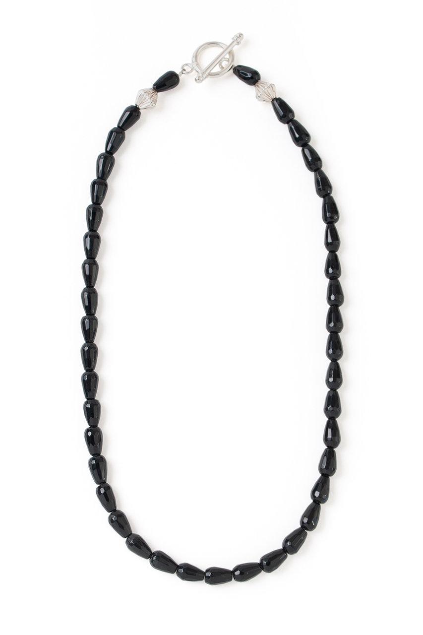 MAISON D'PULSE Onyx lariat ネックレス (ブラック, F) メゾンドパルス ELLE SHOP MAISON D'PULSE Onyx lariat ネックレス (ブラック, F) メゾンドパルス ELLE SHOP
