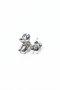 Dogs charm long ピアス メゾンドパルス/MAISON D’PULSE シルバー