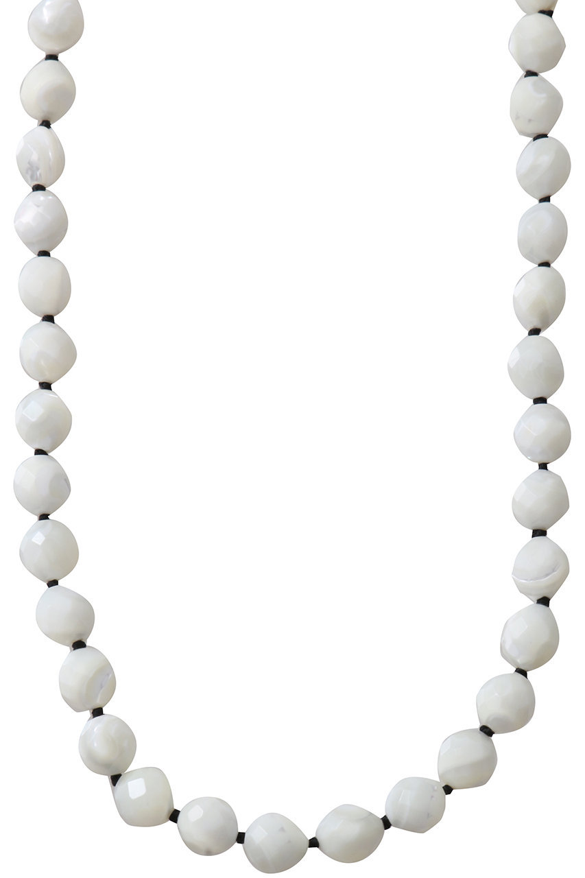 MAISON D'PULSE 【ELLE SHOP限定】Shell allknot ネックレス (ホワイト, F) メゾンドパルス ELLE SHOP MAISON D'PULSE 【ELLE SHOP限定】Shell allknot ネックレス (ホワイト, F) メゾンドパルス ELLE SHOP