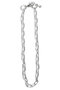 Shape chain ネックレス_01 メゾンドパルス/MAISON D’PULSE シルバー