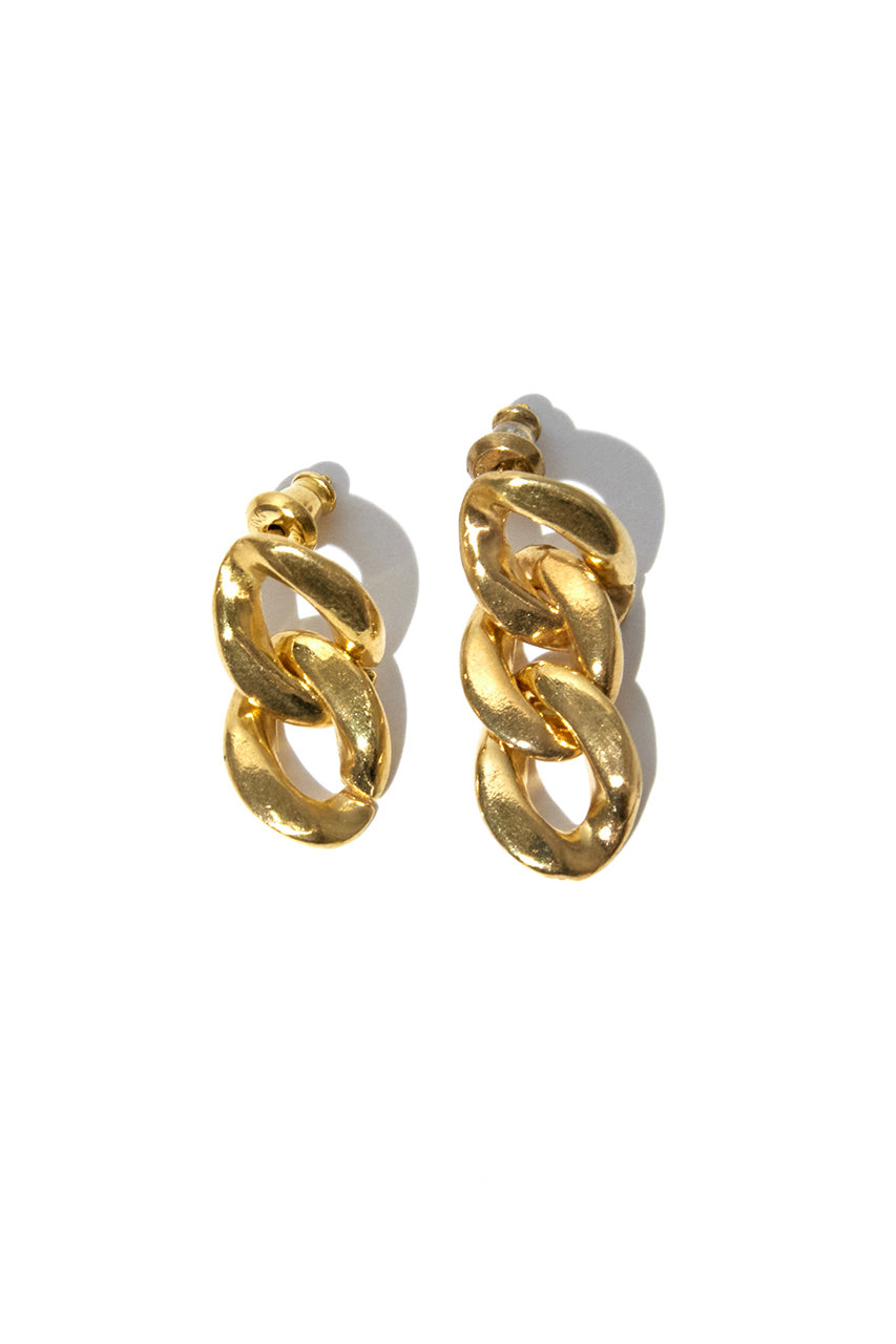 メゾンドパルス/MAISON D’PULSEの【予約販売】5piece Chain ピアス （シルバー/K24GP）(シルバー/ゴールド/P103)