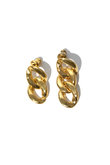 5piece Chain ピアス （シルバー/K24GP） メゾンドパルス/MAISON D’PULSE