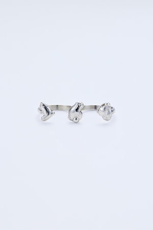メゾンドパルス/MAISON D’PULSEの【予約販売】pond double リング(150400/150401)