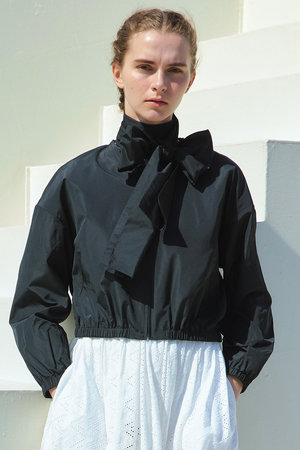 ジェイドット/j.の高密度タフタショートブルゾン(110800/110802)