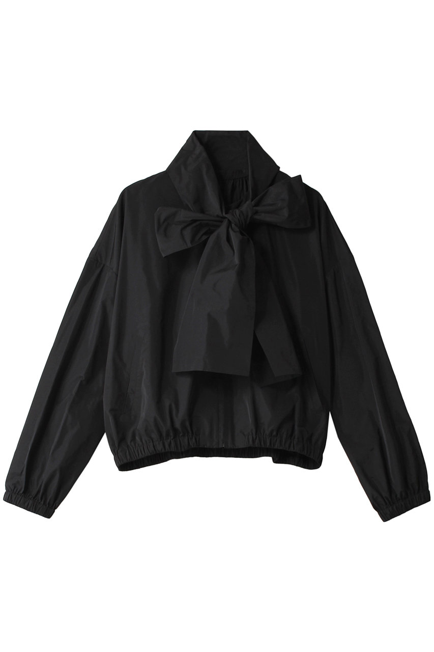 ジェイドット/j.の高密度タフタショートブルゾン(ブラック/14211-132-L)