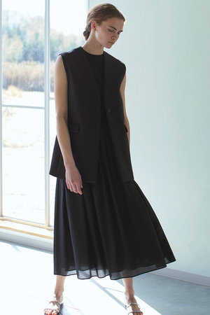 ジェイドット/j.のコットンシルクボイルフレアスカート(110700/110703)