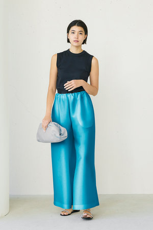 ジェイドット/j.のオクタダブルクロスギャザーワイドパンツ