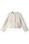 マトラッセクロスショートジャケット ジェイドット/j. オフホワイト