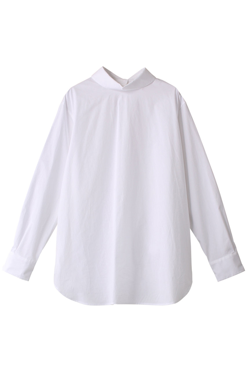 ジェイドット/j.の高密度コットン2WAYブラウス(ホワイト/14385-010-L)