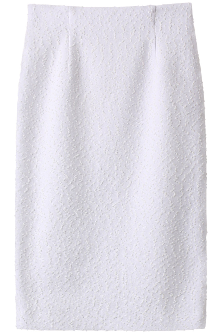 ジェイドット/j.のボンボンツイードスカート(ホワイト/14390-090-L)
