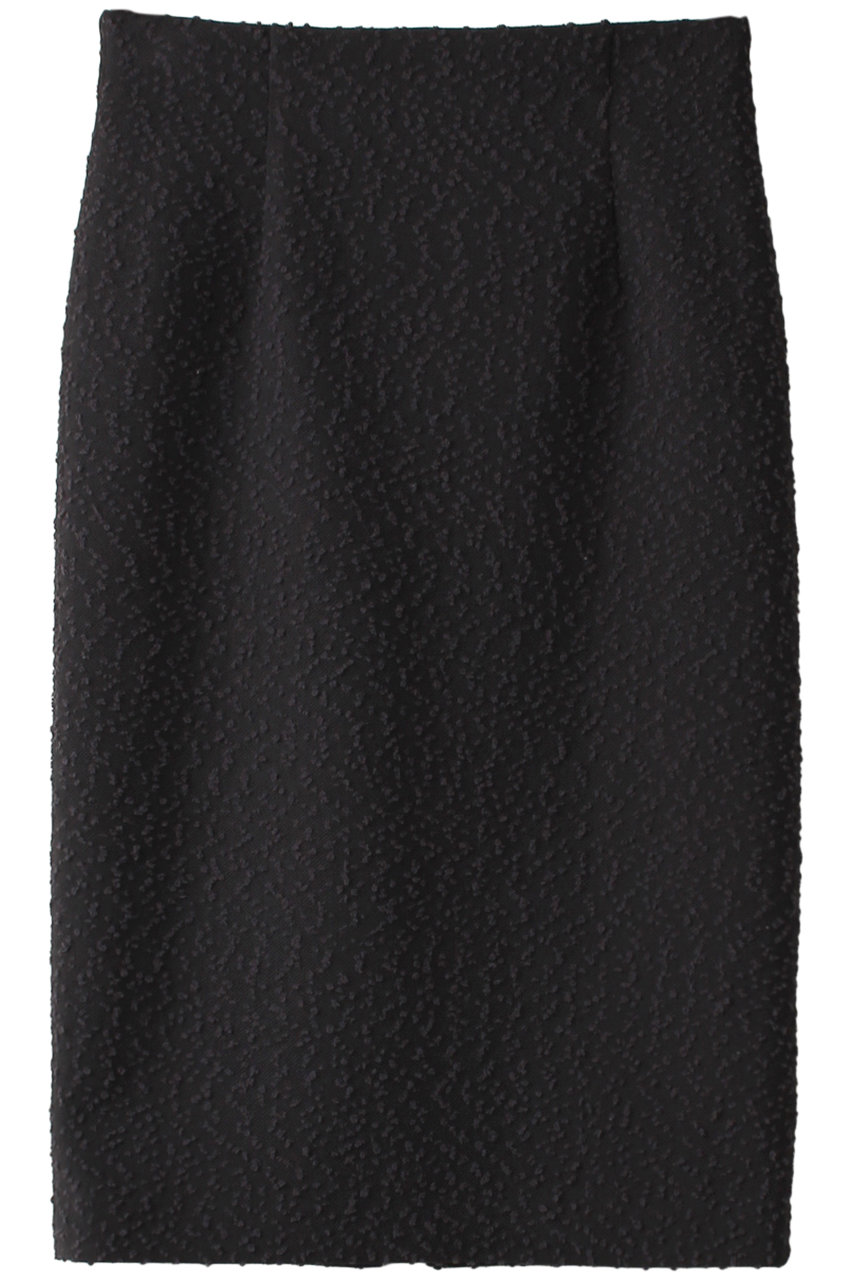 ジェイドット/j.のボンボンツイードスカート(ブラック/14390-090-L)