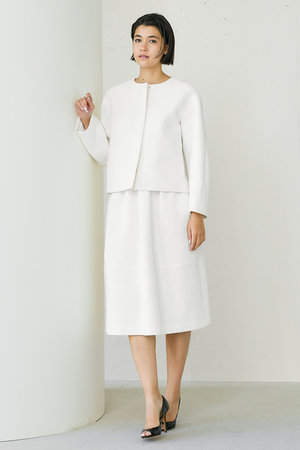 ジェイドット/j.のストレッチジャカードフレアスカート(110700/110703)