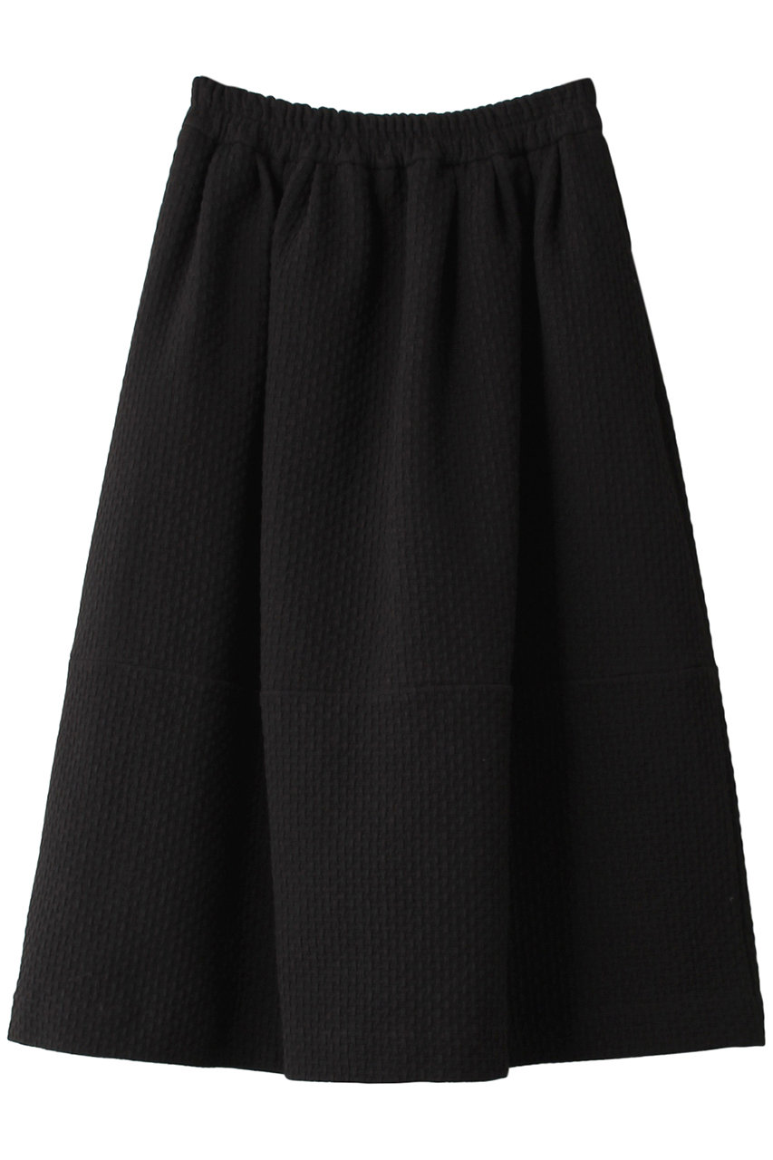 ジェイドット/j.のストレッチジャカードフレアスカート(ブラック/14391-090-L)