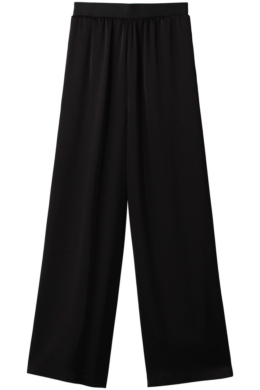 j. シルキーサテンワイドパンツ (ブラック, M) ジェイドット ELLE SHOP j. シルキーサテンワイドパンツ (ブラック, M) ジェイドット ELLE SHOP