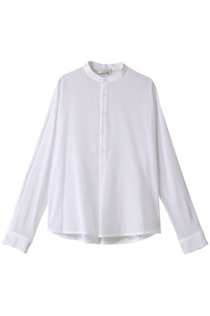 ジェイドット/j.のコットンボイルバンドカラーブラウス(110400/110403)