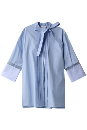 ジェイドット/j.の細番手コットンリボンタイブラウス(110400/110403)