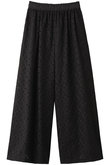 エンブロイダリーレースワイドパンツ