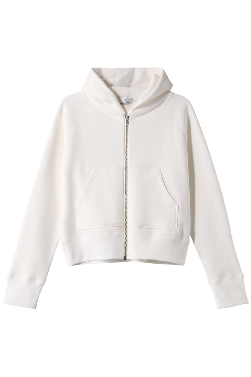 j. プレミアム裏毛ジップパーカー (ホワイト, M) ジェイドット ELLE SHOP j. プレミアム裏毛ジップパーカー (ホワイト, M) ジェイドット ELLE SHOP