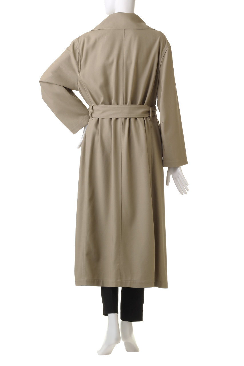 j.(ジェイドット)｜ハイツイストツイルトレンチコート/ベージュ の通販