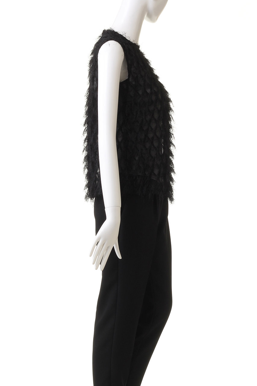 ella＿selectshop  ジャガード　トップス　美品 rienda | 【期間限定 SPECIAL PRICE】ジャガードRニットトップス