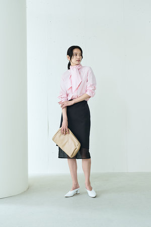 ジェイドット/j.の双糸コットンボウタイブラウス(110400/110403)