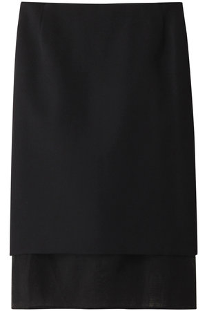 ジェイドット/j.のヴァージンウールMIXレイヤードスカート(110700/110703)