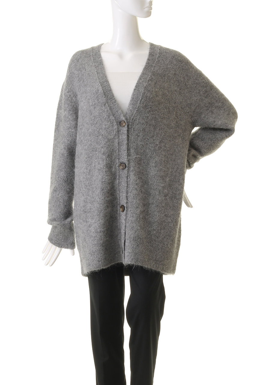 【新品未使用】SHIPS アルパカブレンド グレー カーディガン 美品】 H BEAUTY&YOUTH / エイチビューティアンドユース