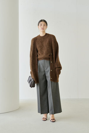 ジェイドット/j.のアルパカミックスカーディガン(110300/110303)